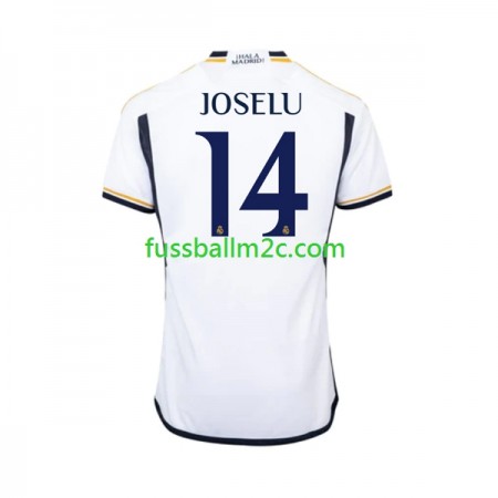 Fußballtrikots Real Madrid JOSELU 14 Heim Trikotsatz 2023-2024